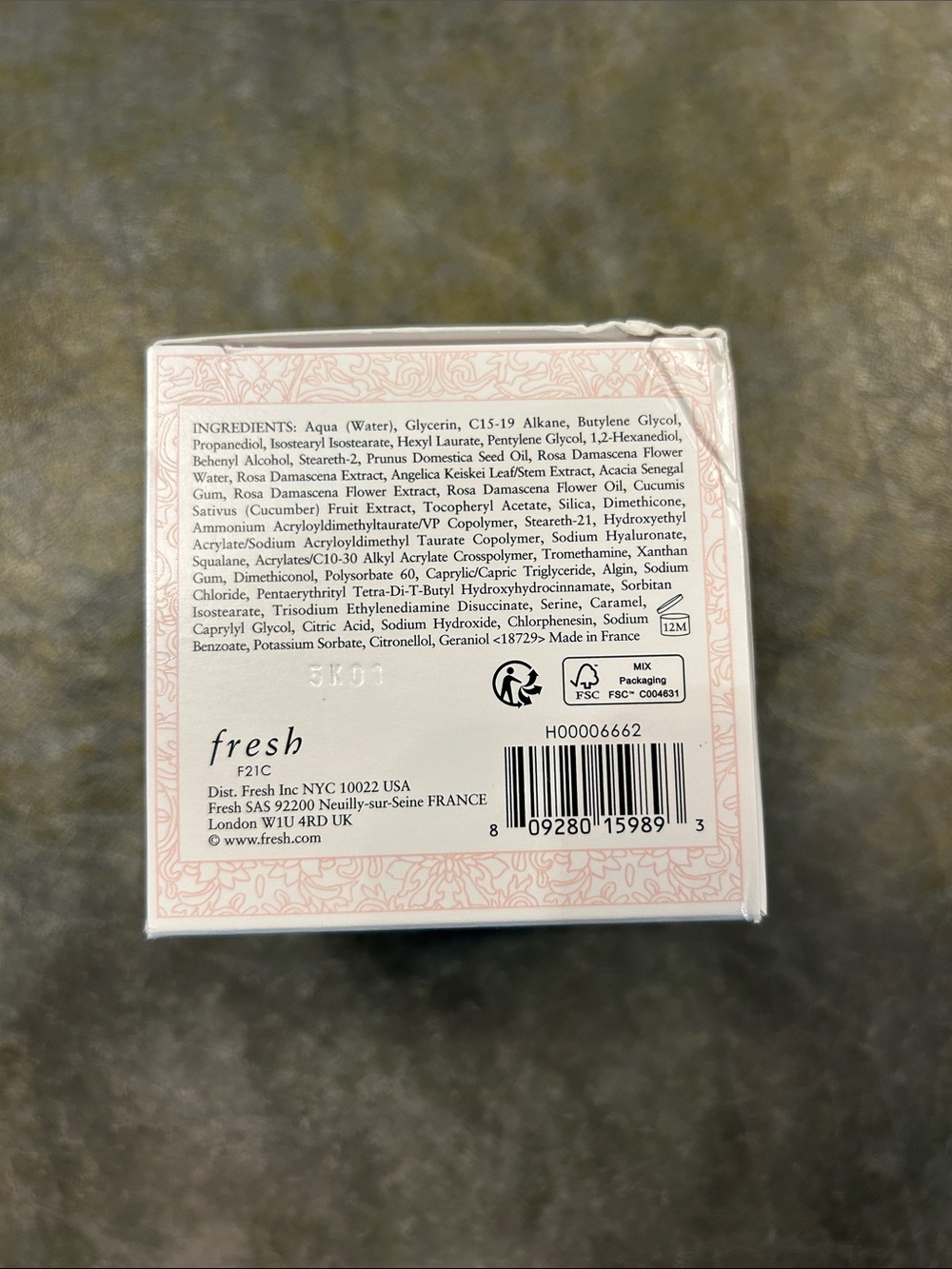 Fresh rose deep hydration face cream
hydrating gel-cream with hyaluronic acid - Picture 2 of 4
